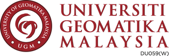 University Geomatika Malaysia logo